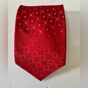 Elegant Red Men's Tie